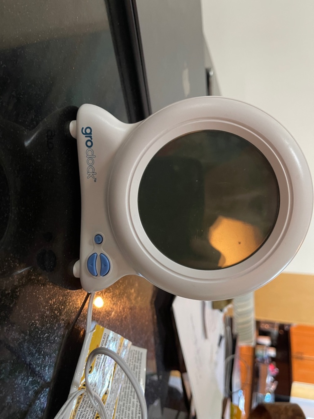 Gro-clock Sleep Trainer in White and Blue